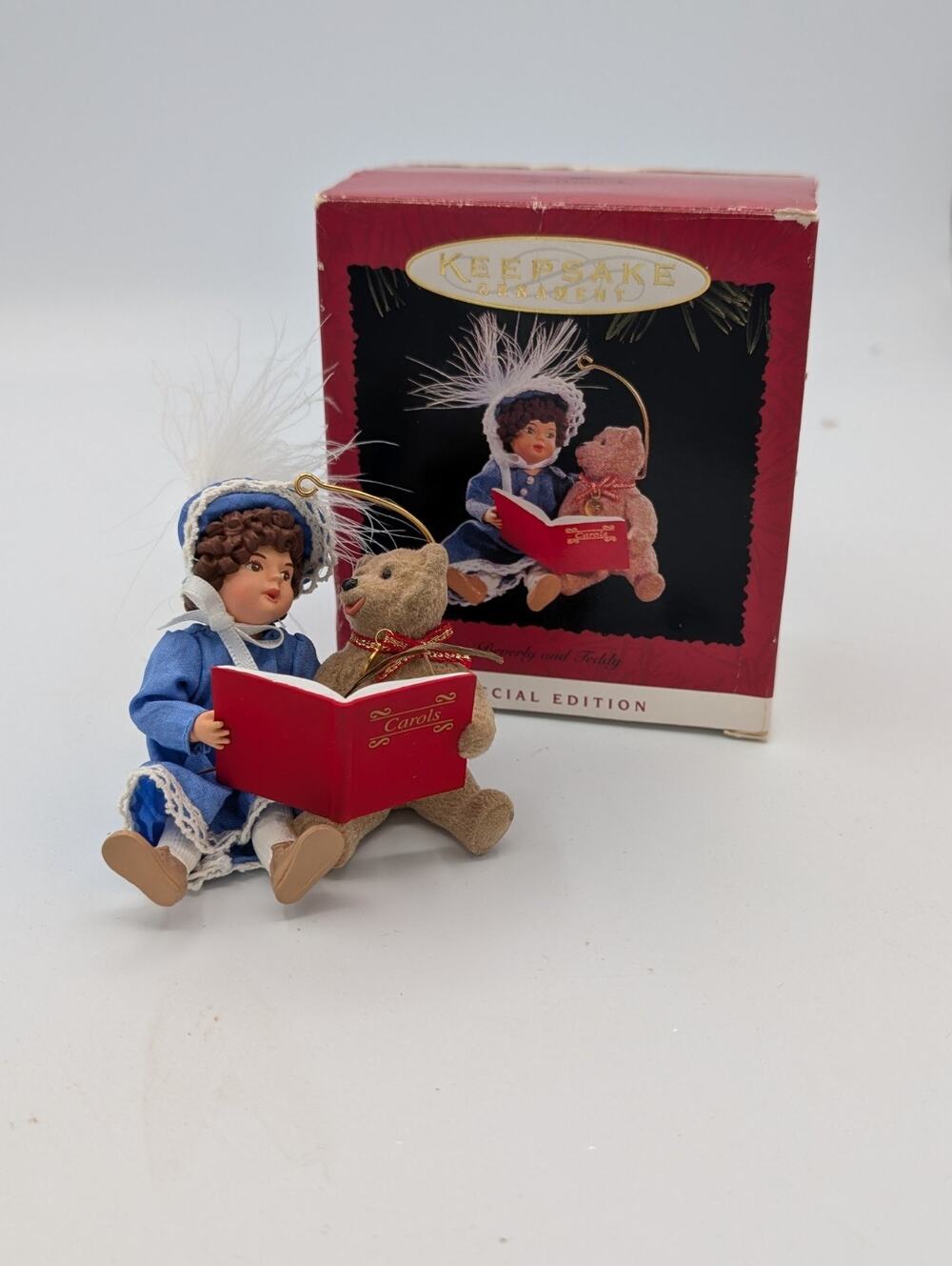 1995 Hallmark Keepsake Christmas Ornament – Beverly and Teddy MIB VTG